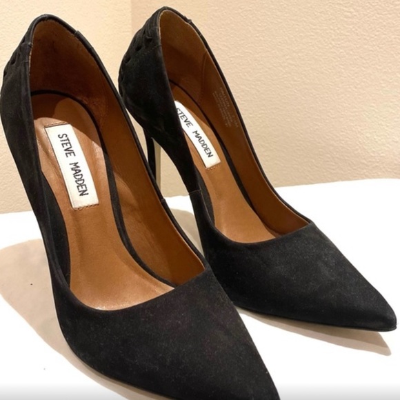 Steve Madden Paiton Corset Nubuck Suede heels Size 7.5 - Picture 4 of 9